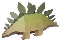 Maquette de dinosaure : St�gosaure