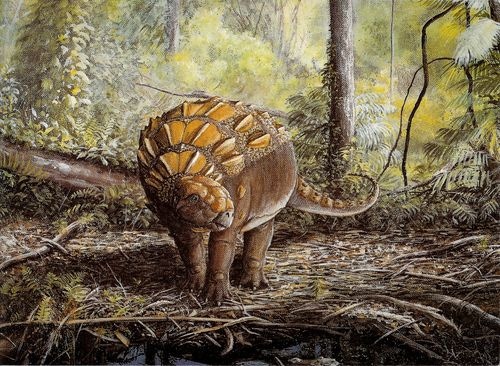 Le dinosaure Panoplosaurus.