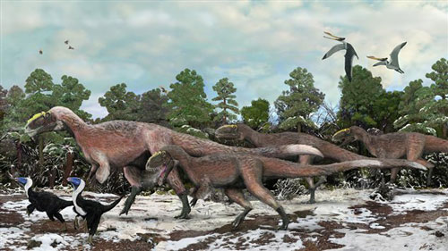 yutyrannus.