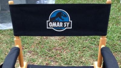 Le siège d'Omar Sy lors du tournage du film.