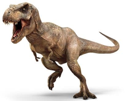 Un Tyrannosaure, il était carnivore, soit il chassait des animaux vivants, soit il était charognard.