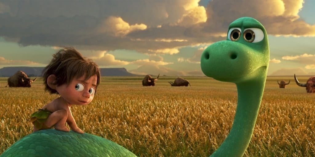 Le bon dinosaure et son ami Arlo.