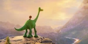 Le bon dinosaure Arlo et son copain Spot.